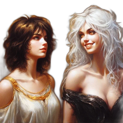 fantasy art, concept art, oil painting, photorealistic transparent PNG cut-out