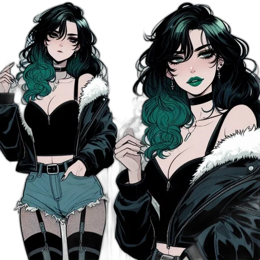 comic book art, concept art, fantasy art, anime transparent PNG cut-out