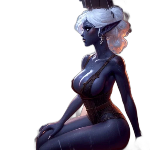 robot, dress, staff, hat transparent PNG cut-out