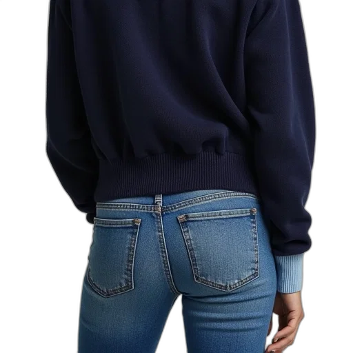 jacket, dress, blue, model transparent PNG cut-out