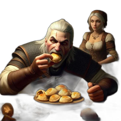 food, concept art, fantasy art, photorealistic transparent PNG cut-out