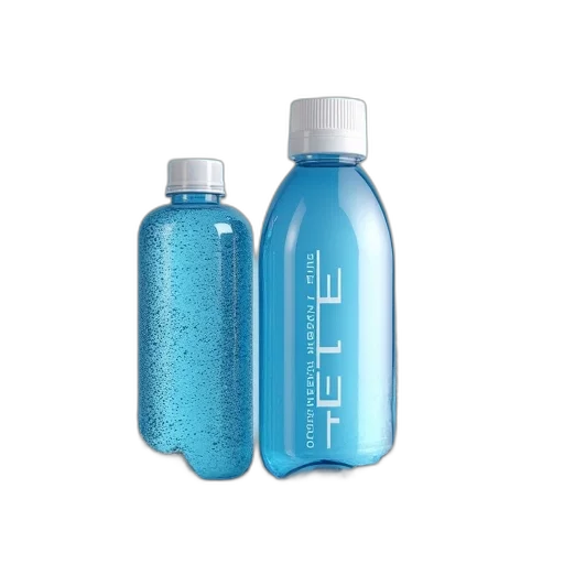 bottle, blue, hydro, pack transparent PNG cut-out