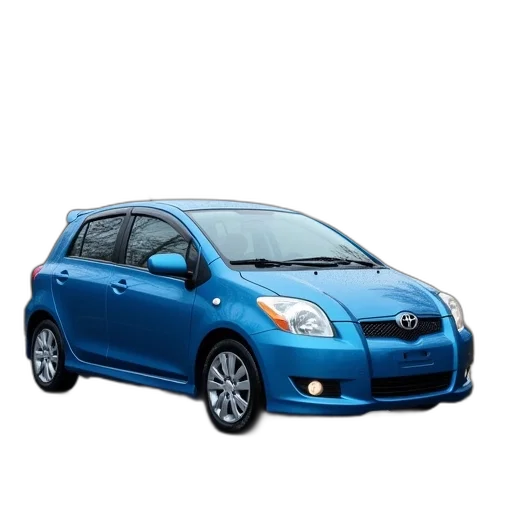 car, 3d render, photorealistic, blue transparent PNG cut-out
