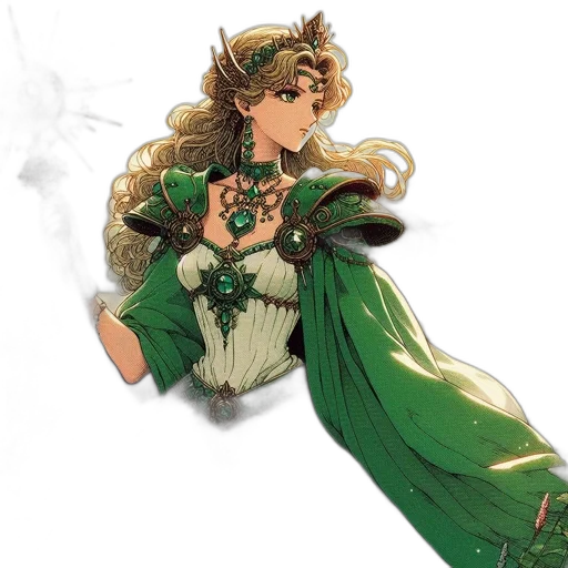 dress, jewelry, crown, dragon transparent PNG cut-out
