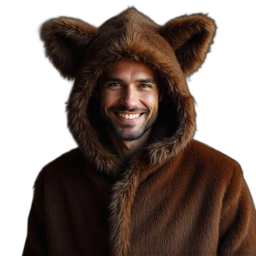 jacket, animal, creature, staff transparent PNG cut-out