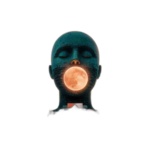 mask, face, staff, creature transparent PNG cut-out