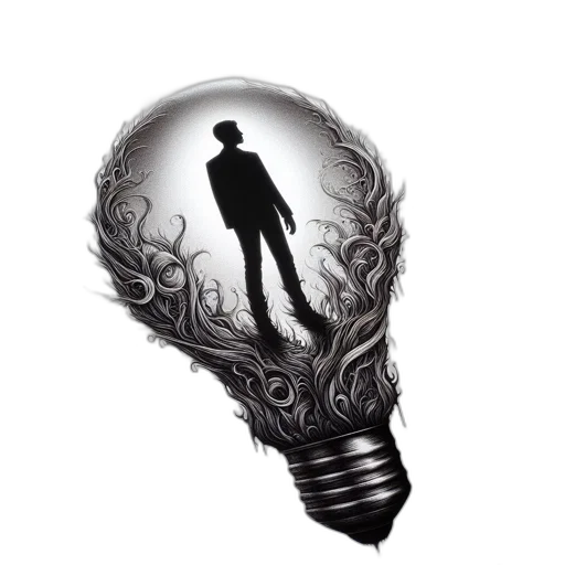 hat, staff, mask, photorealistic transparent PNG cut-out