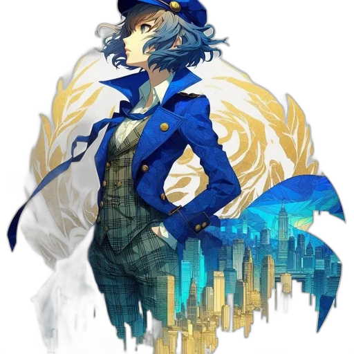dragon, jacket, staff, creature transparent PNG cut-out