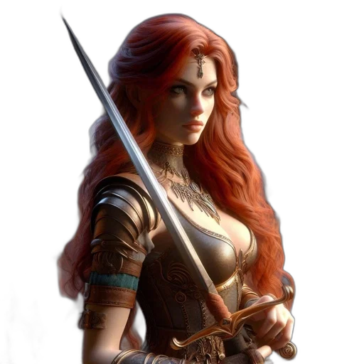sword, staff, weapon, fantasy art transparent PNG cut-out