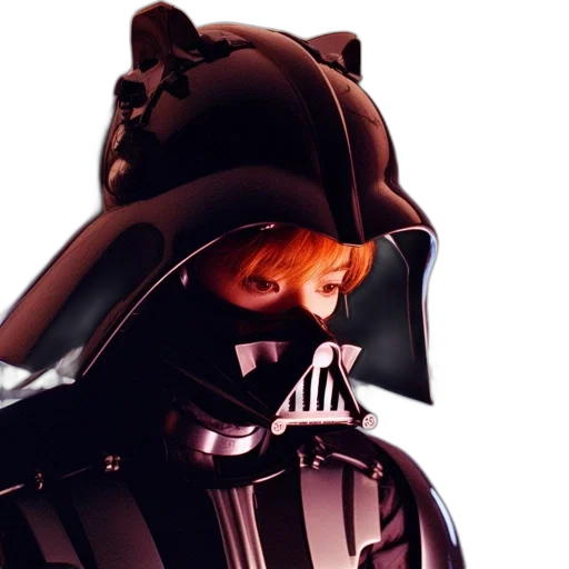 mask, concept art, 3d render, comic book art transparent PNG cut-out