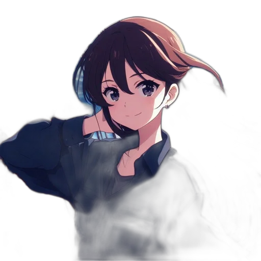 jacket, staff, weapon, face transparent PNG cut-out