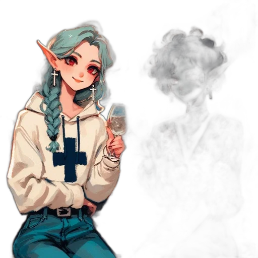 staff, jacket, dragon, mask transparent PNG cut-out