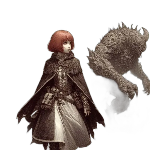 dragon, creature, staff, weapon transparent PNG cut-out