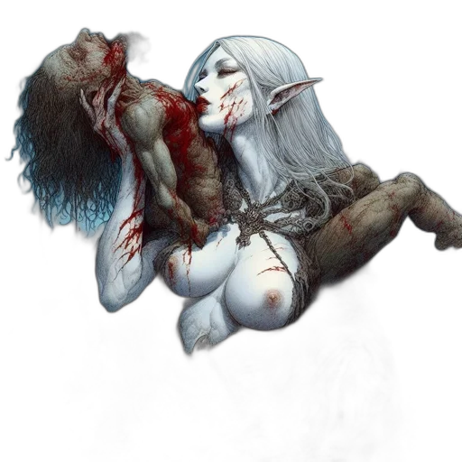 creature, weapon, sword, fantasy art transparent PNG cut-out