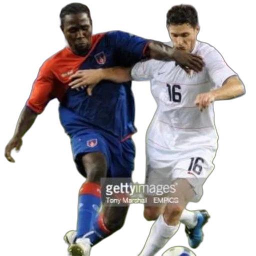 two, soccer, players, action transparent PNG cut-out