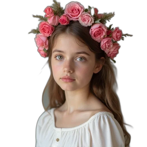 crown, flower, hat, jewelry transparent PNG cut-out