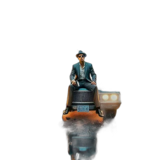 robot, staff, bottle, car transparent PNG cut-out