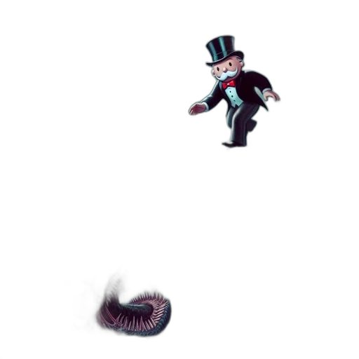 creature, hat, animal, hair transparent PNG cut-out