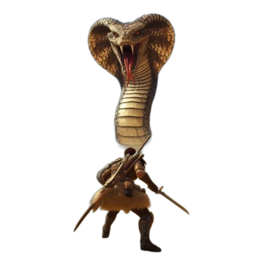 weapon, sword, dragon, staff transparent PNG cut-out
