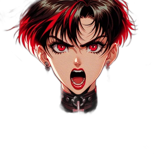 face, mask, creature, hair transparent PNG cut-out