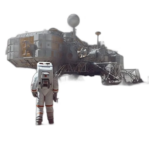 robot, weapon, staff, creature transparent PNG cut-out