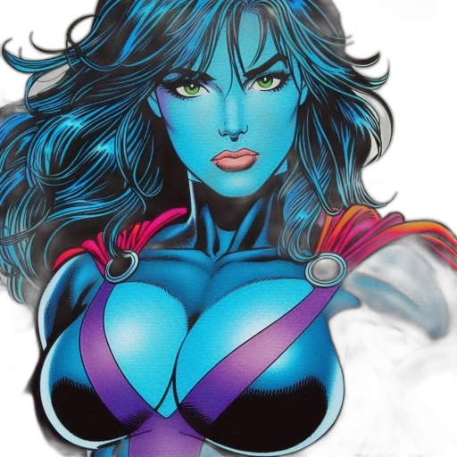 comic book art, fantasy art, concept art, cartoon transparent PNG cut-out