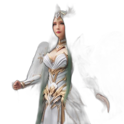 staff, dragon, sword, dress transparent PNG cut-out