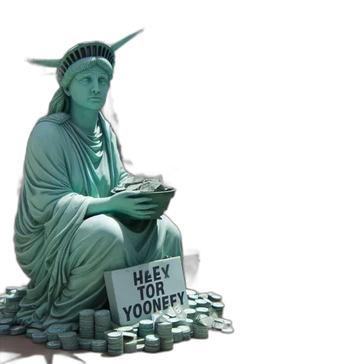 statue, liberty, replica, holds transparent PNG cut-out