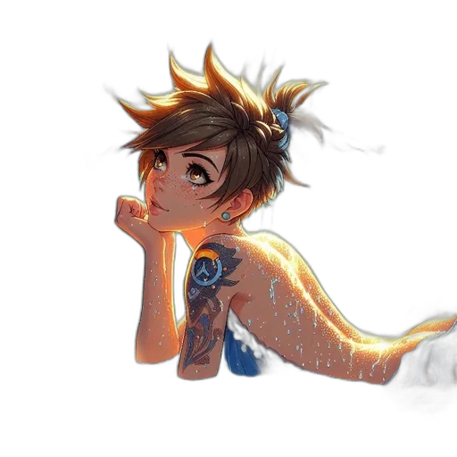 dragon, creature, dress, watercolor transparent PNG cut-out