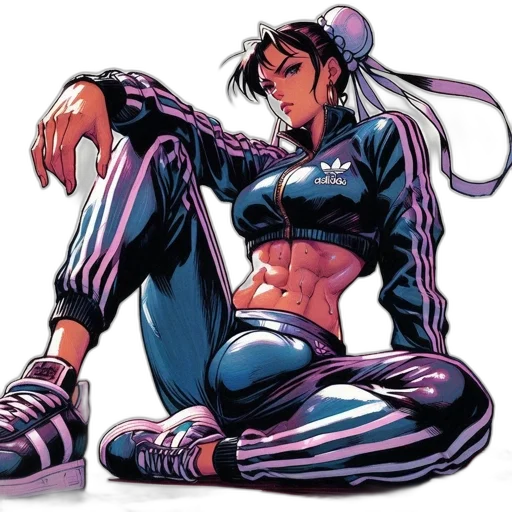 comic book art, cyberpunk, concept art, vaporwave transparent PNG cut-out