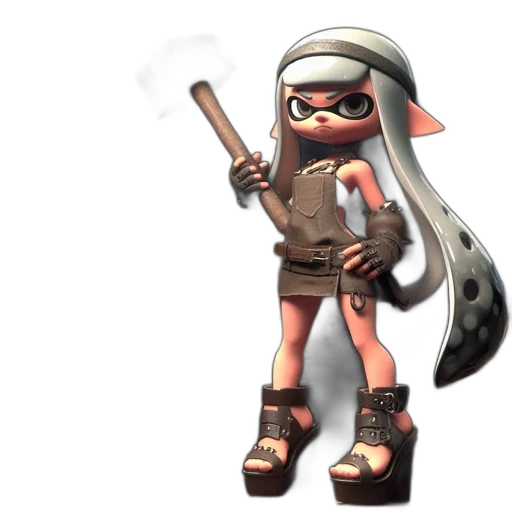weapon, staff, animal, dress transparent PNG cut-out