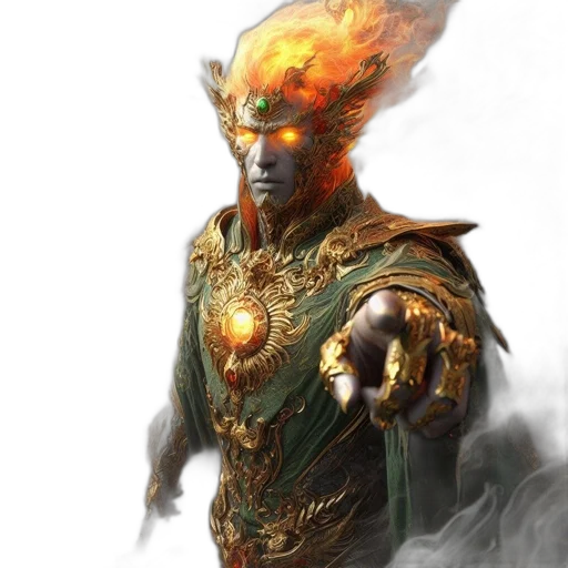 mask, staff, dragon, concept art transparent PNG cut-out