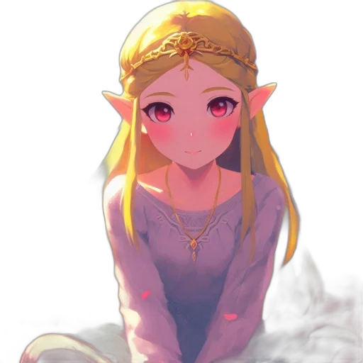 crown, dress, staff, face transparent PNG cut-out