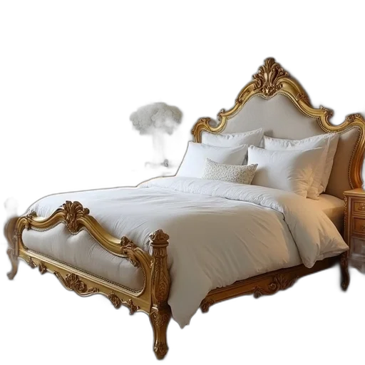 furniture, crown, 3d render, photorealistic transparent PNG cut-out