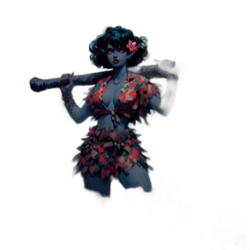 staff, weapon, robot, creature transparent PNG cut-out