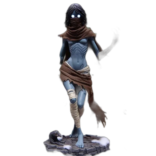 staff, creature, concept art, fantasy art transparent PNG cut-out