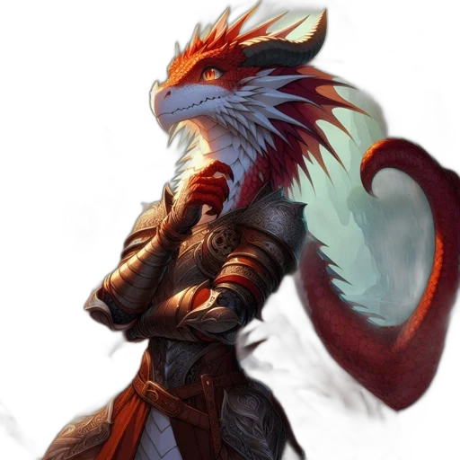 dragon, staff, sword, fantasy art transparent PNG cut-out