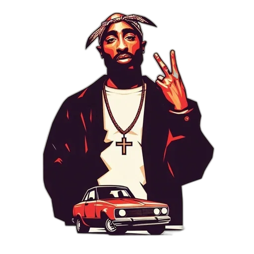 car, jacket, cartoon, pixel art transparent PNG cut-out