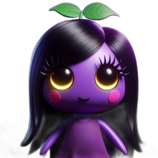 creature, staff, crown, 3d render transparent PNG cut-out