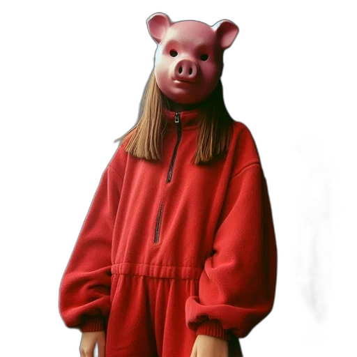 animal, jacket, face, mask transparent PNG cut-out