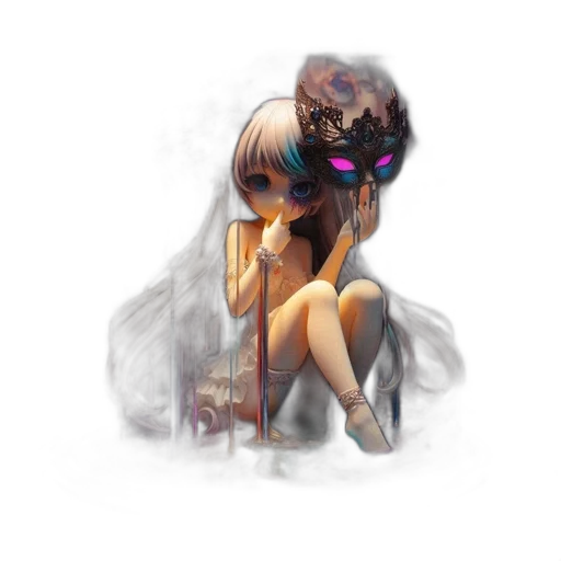 robot, mask, dress, creature transparent PNG cut-out