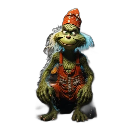creature, staff, hat, animal transparent PNG cut-out