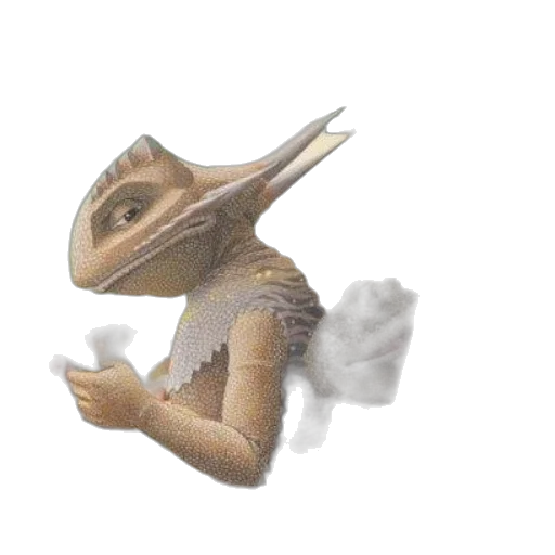dragon, creature, staff, mask transparent PNG cut-out