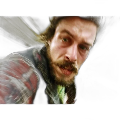 face, jacket, robot, creature transparent PNG cut-out
