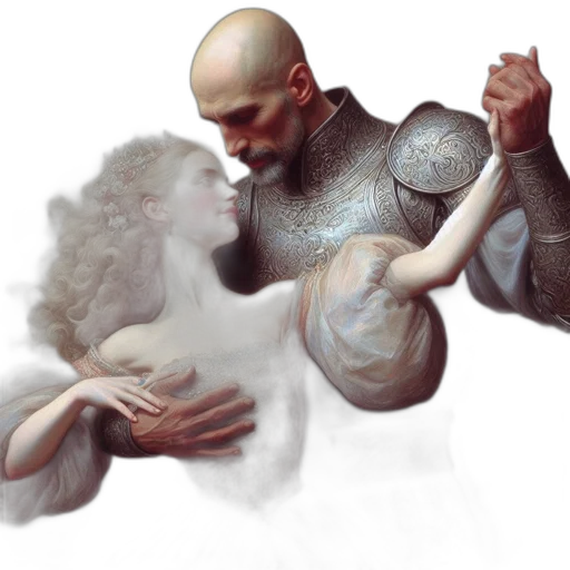 fantasy art, concept art, photorealistic, oil painting transparent PNG cut-out
