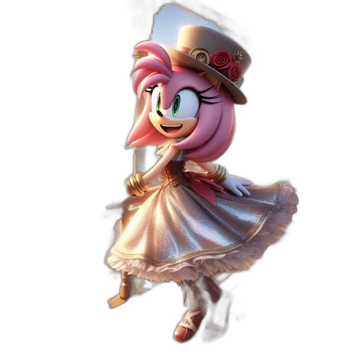dress, staff, hat, crown transparent PNG cut-out