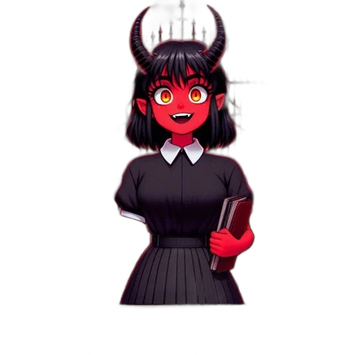 staff, dress, creature, crown transparent PNG cut-out