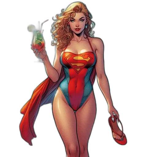 dress, comic book art, concept art, fantasy art transparent PNG cut-out