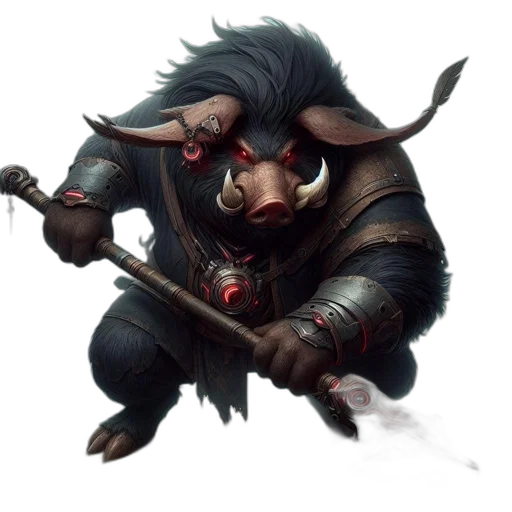 dragon, staff, weapon, creature transparent PNG cut-out