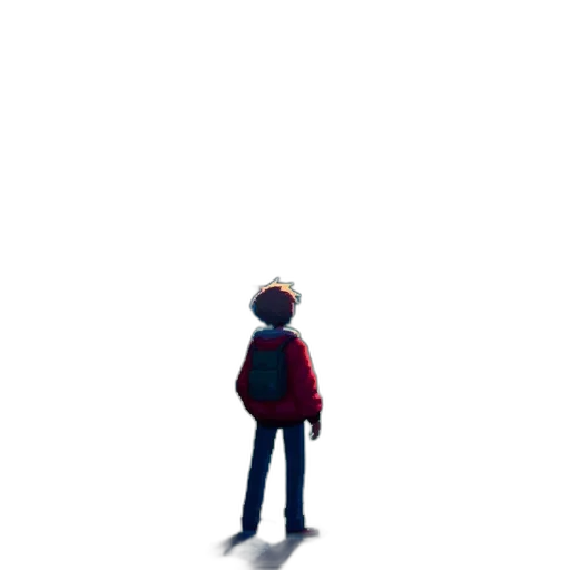 jacket, robot, hat, creature transparent PNG cut-out